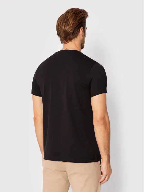 Футболка slim fit Core Stretch Tommy Hilfiger, черный — фото 2