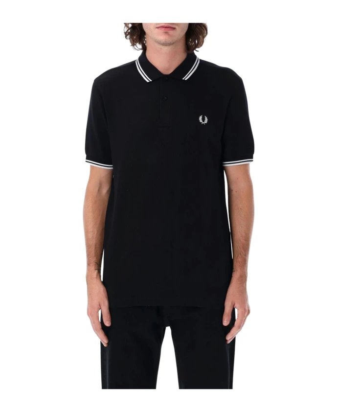 

Классическая черная рубашка поло Comme Des Garã§Ons, черный