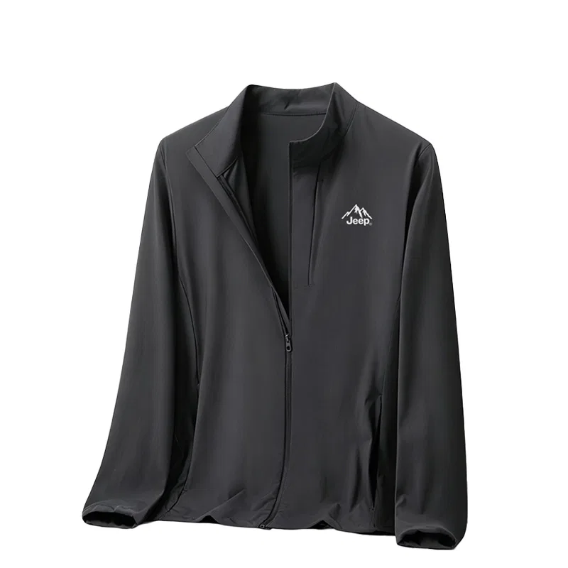 Детская одежда для защиты от солнца с воротником-стойкой Jeep, Dark Gray