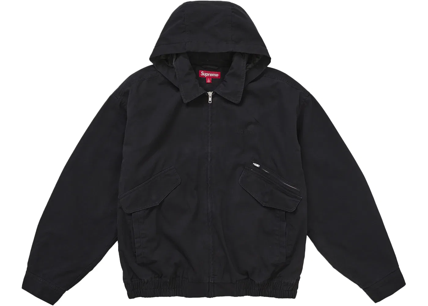Мужская куртка с капюшоном утилитарная Supreme, Black
