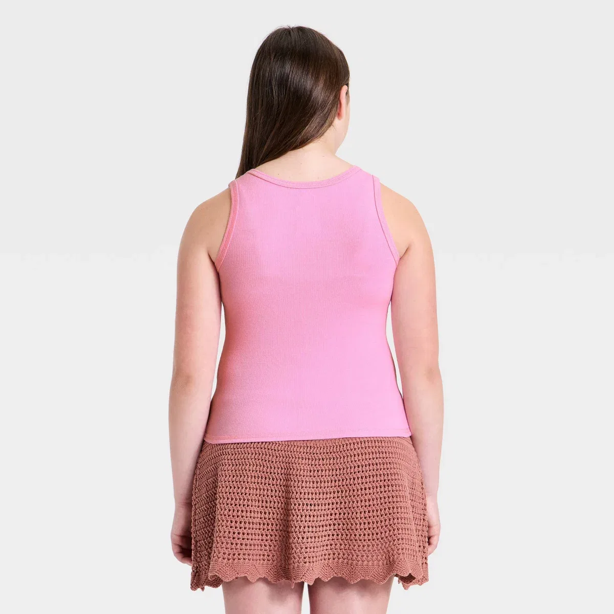 Детский топ на бретелях с бусинами Starfish art class GIRLS ART CLASS, Rose Pink — фото 2