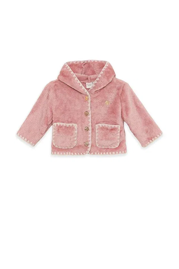 Детский кардиган для девочек хлопковый Layette, Pink