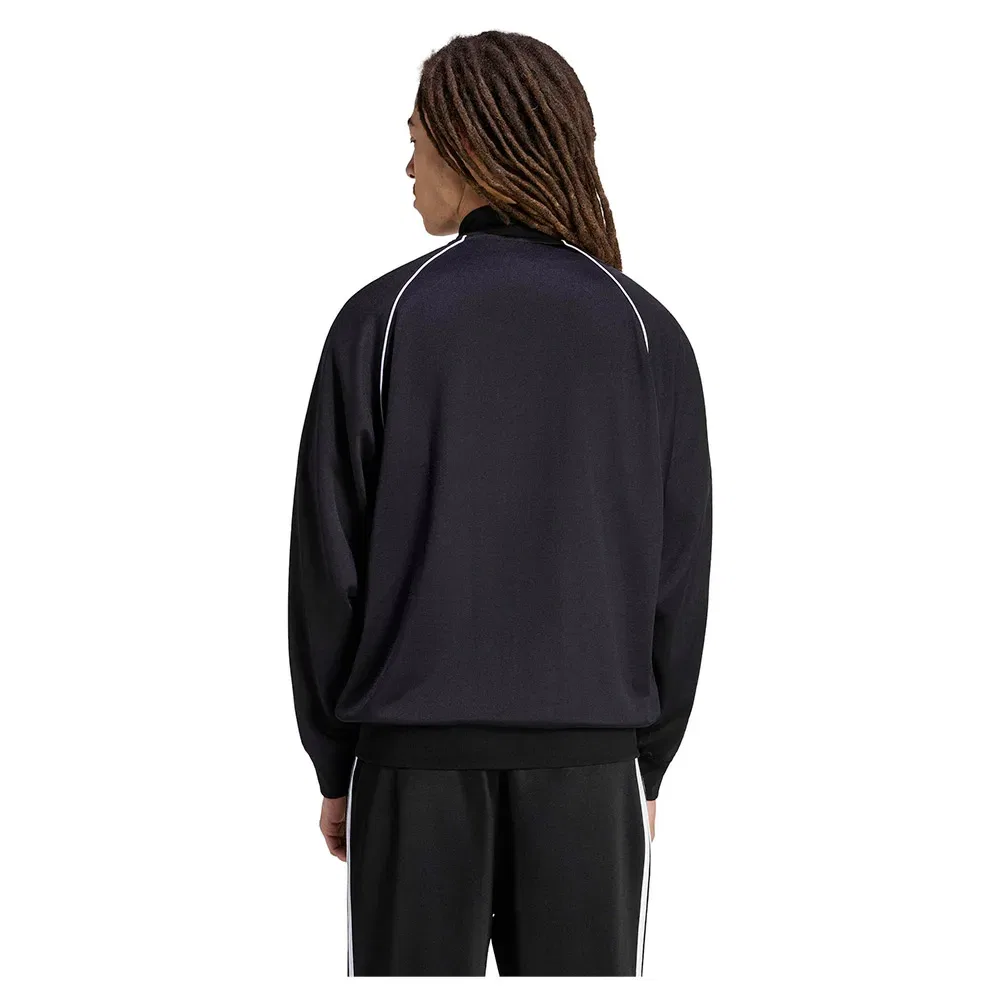 Мужской свитшот с молнией Adicolor Classics SST Loose Track Adidas Originals, Black — фото 2
