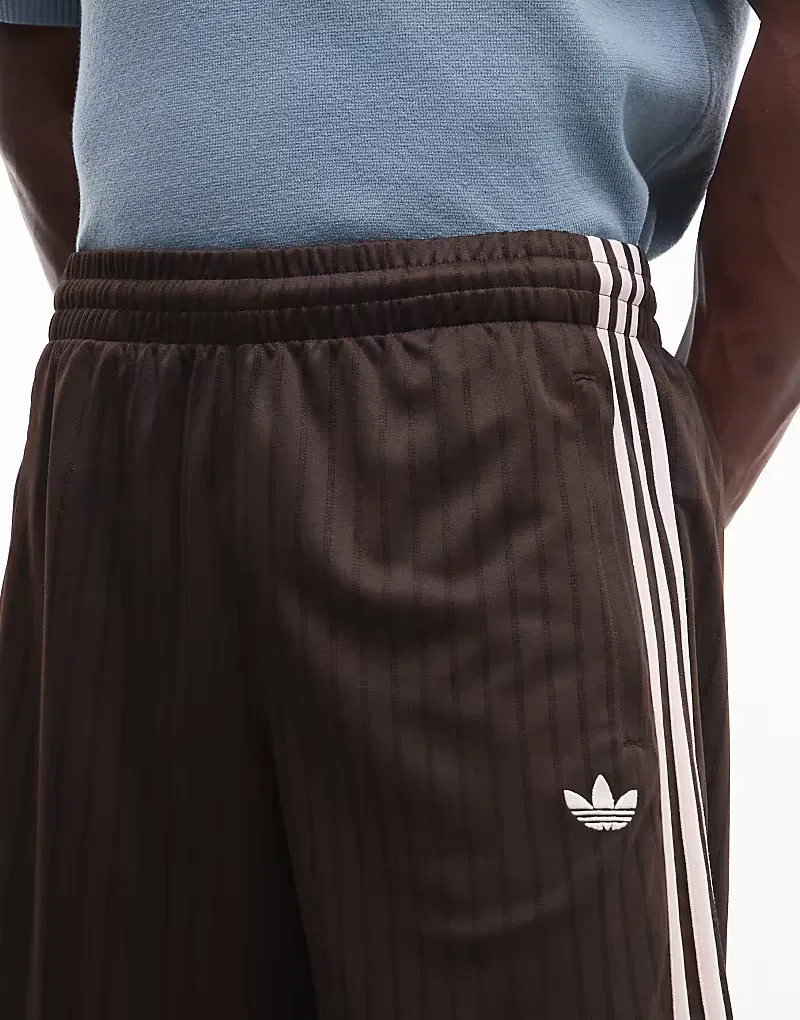 Шорты Adidas Originals Firebird кофейно-коричневый — фото 4