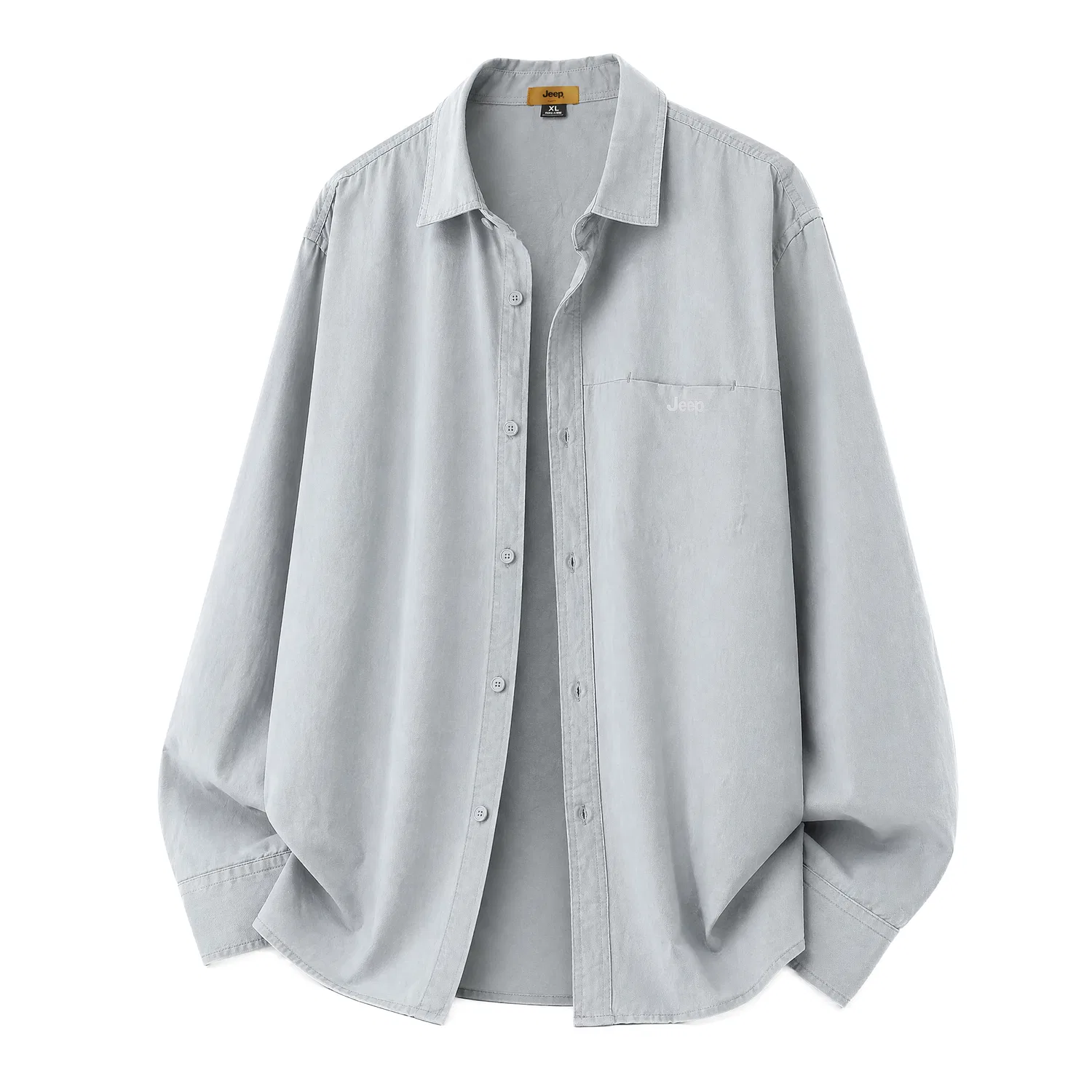 Детская рубашка в стиле кэжуал с длинным рукавом Jeep Leisure Collection Shirt, Jadeite Green — фото 3