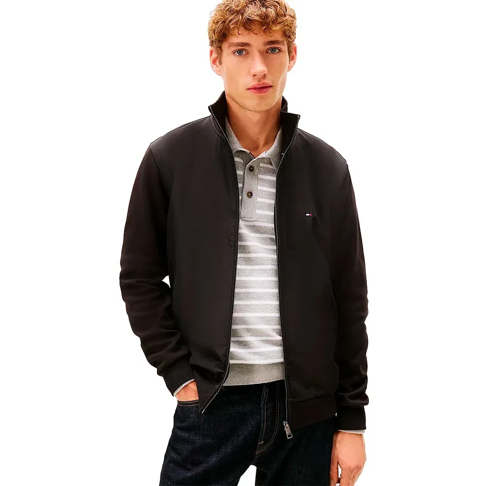 Свитшот на молнии Essential Intechno Tommy Hilfiger, черный