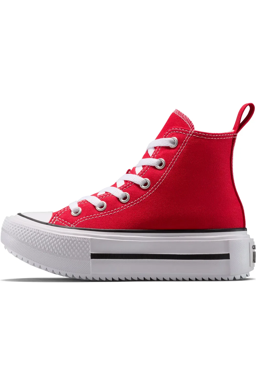 Кеды детские на платформе Chuck Taylor All Star EVA Lift Converse, красный/белый/черный — фото 4