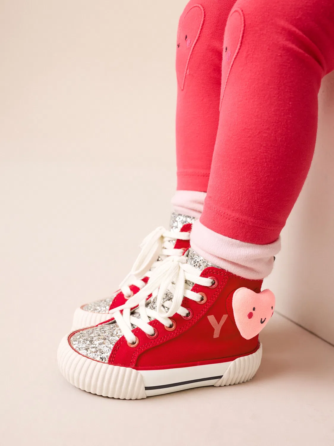 Кеды высокие Red Heart Standard Fit Next, красный — фото 2
