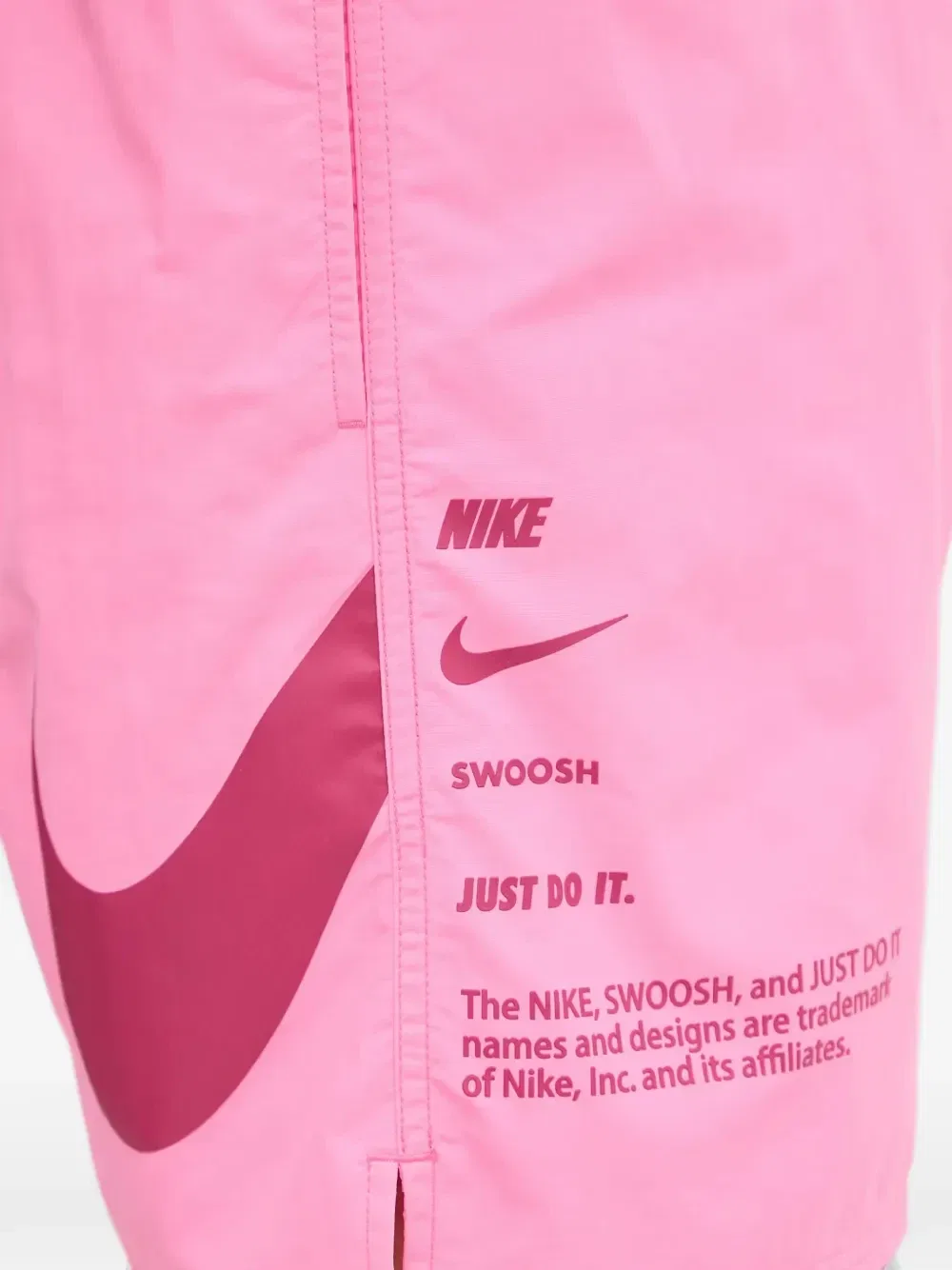 Плавки-шорты с кулиской и логотипом Swoosh Nike, розовый — фото 3
