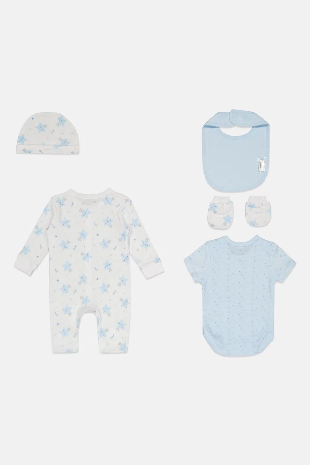 Комплект из 5 предметов для мальчика Rock-A-Bye Baby Boutique, разноцветный — фото 2