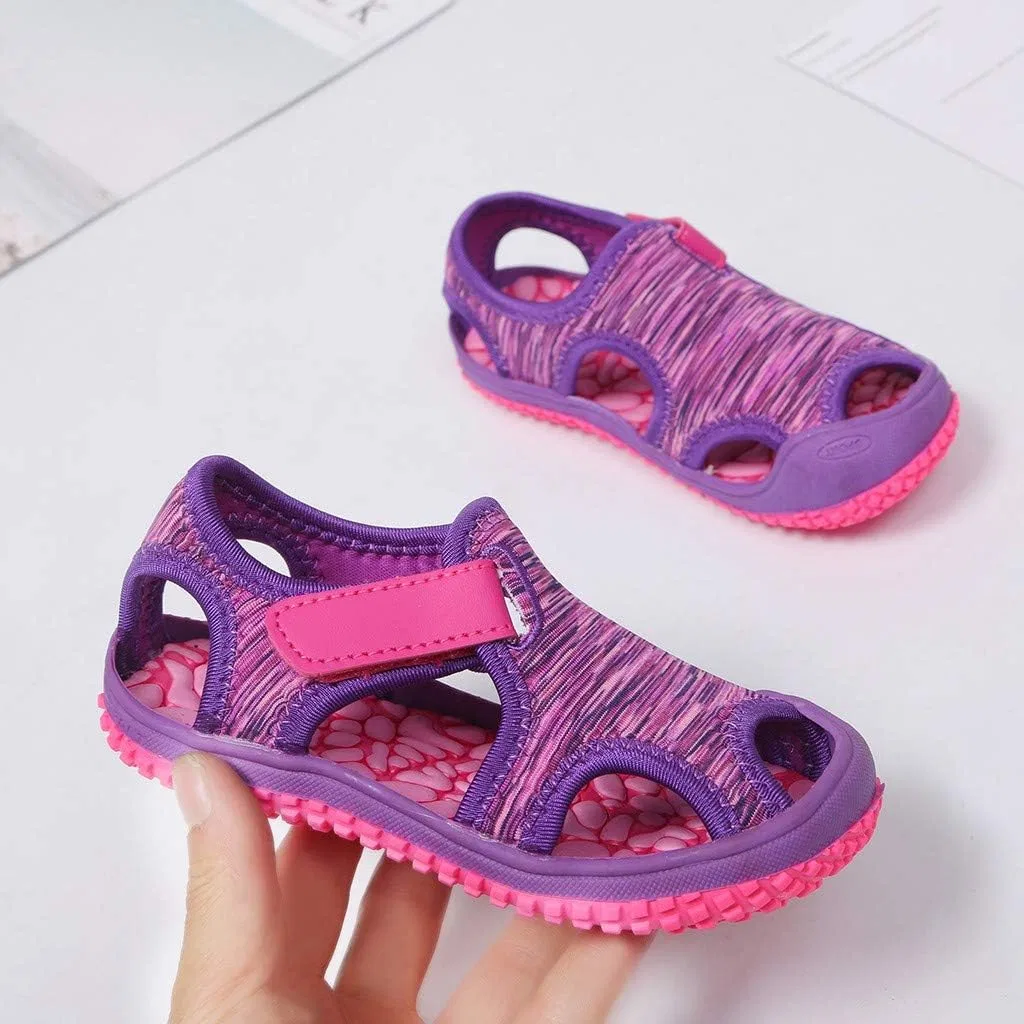 Детские кроссовки для мальчиков с подсветкой, Purple — фото 2