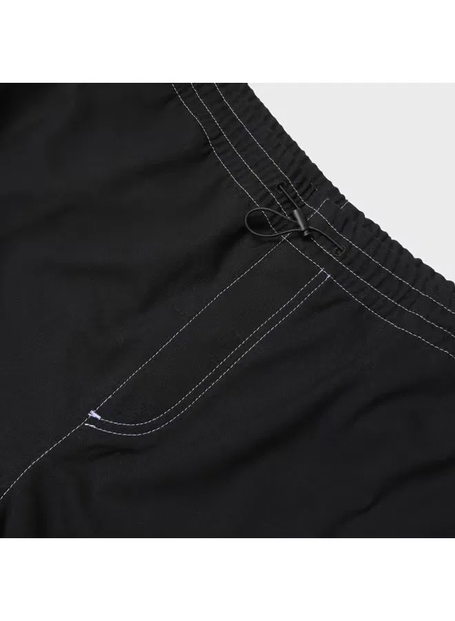 Брюки широкие классические Zara, черный — фото 4