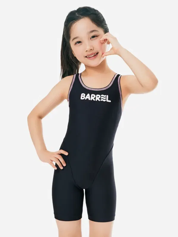 Детский купальник Essential X-Back 3, Barrel, черный