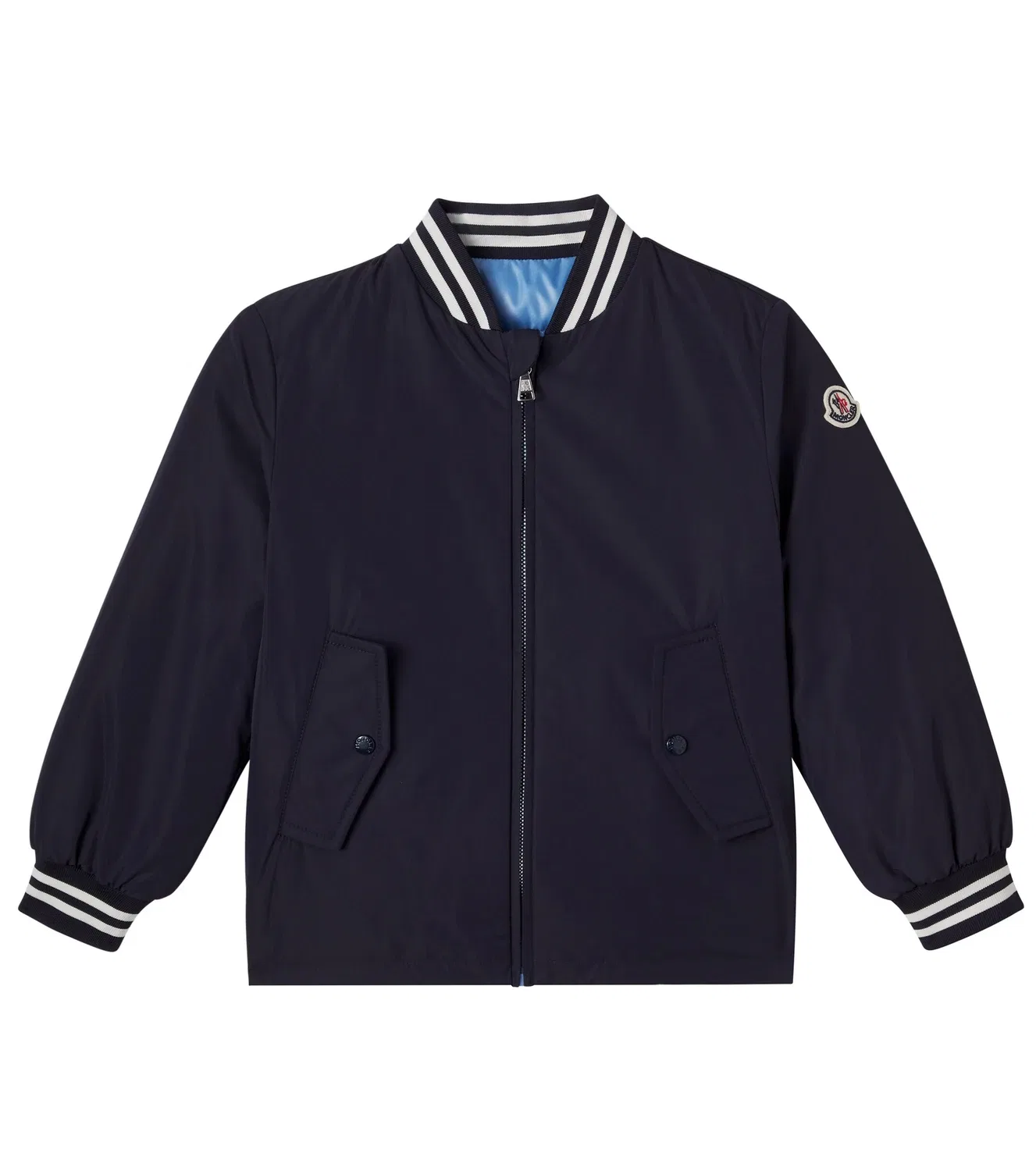 Легкая куртка двусторонняя Cemal Moncler Enfant, синий