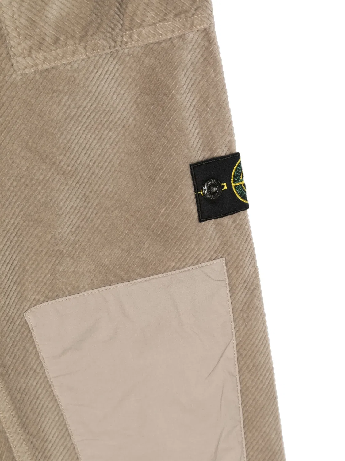 Stone Island Темно-серые вельветовые брюки — фото 3