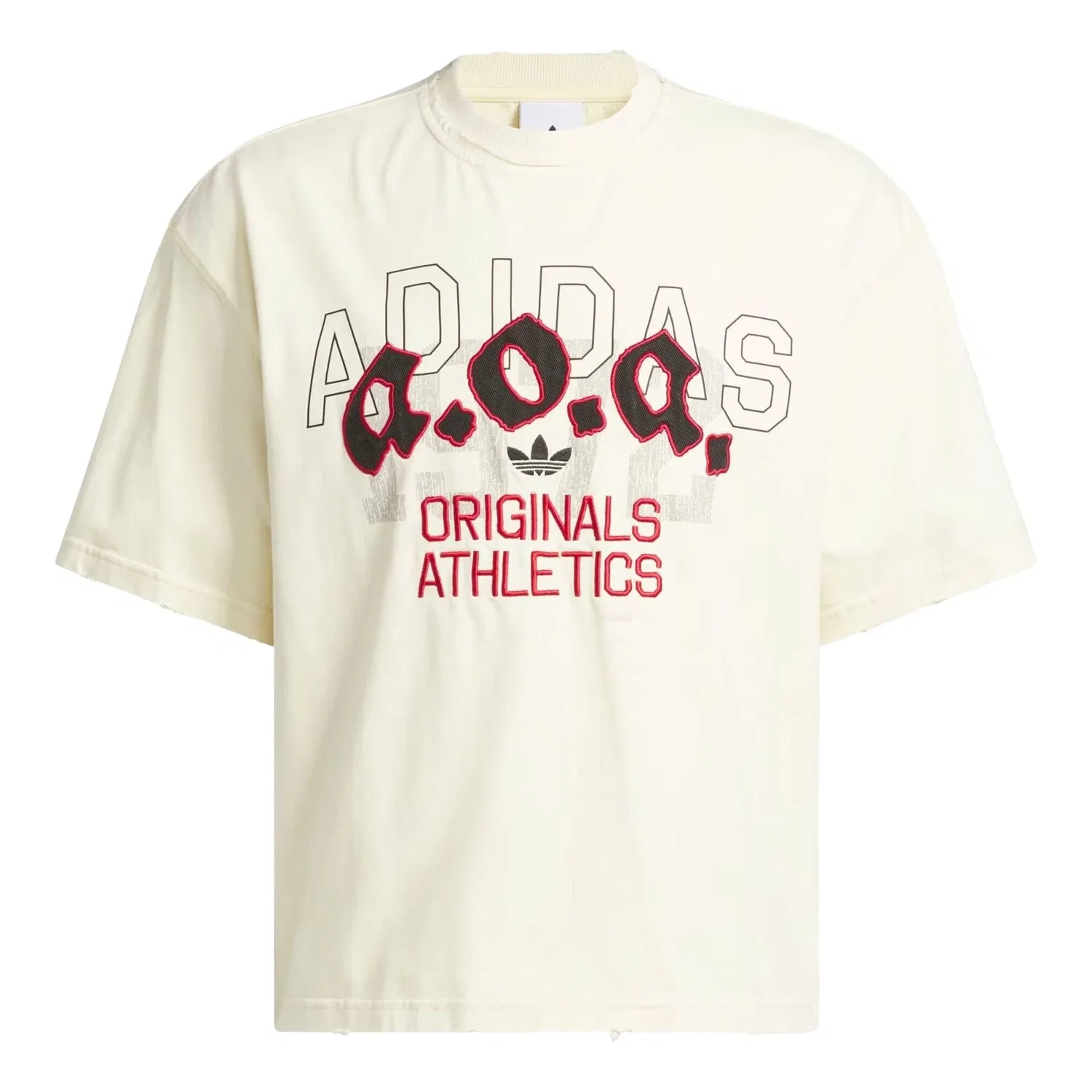 Мужская футболка с графическим принтом AOA Graphic T-Shirt Adidas, белый