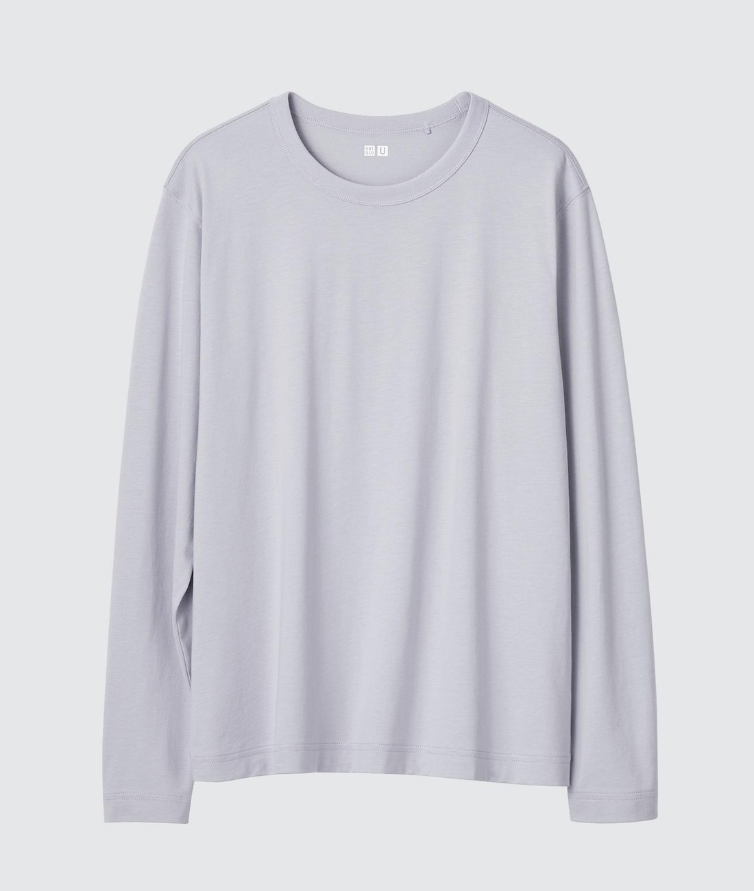 

Лонгслив Uniqlo Supima Cotton, 70 светло-фиолетовый