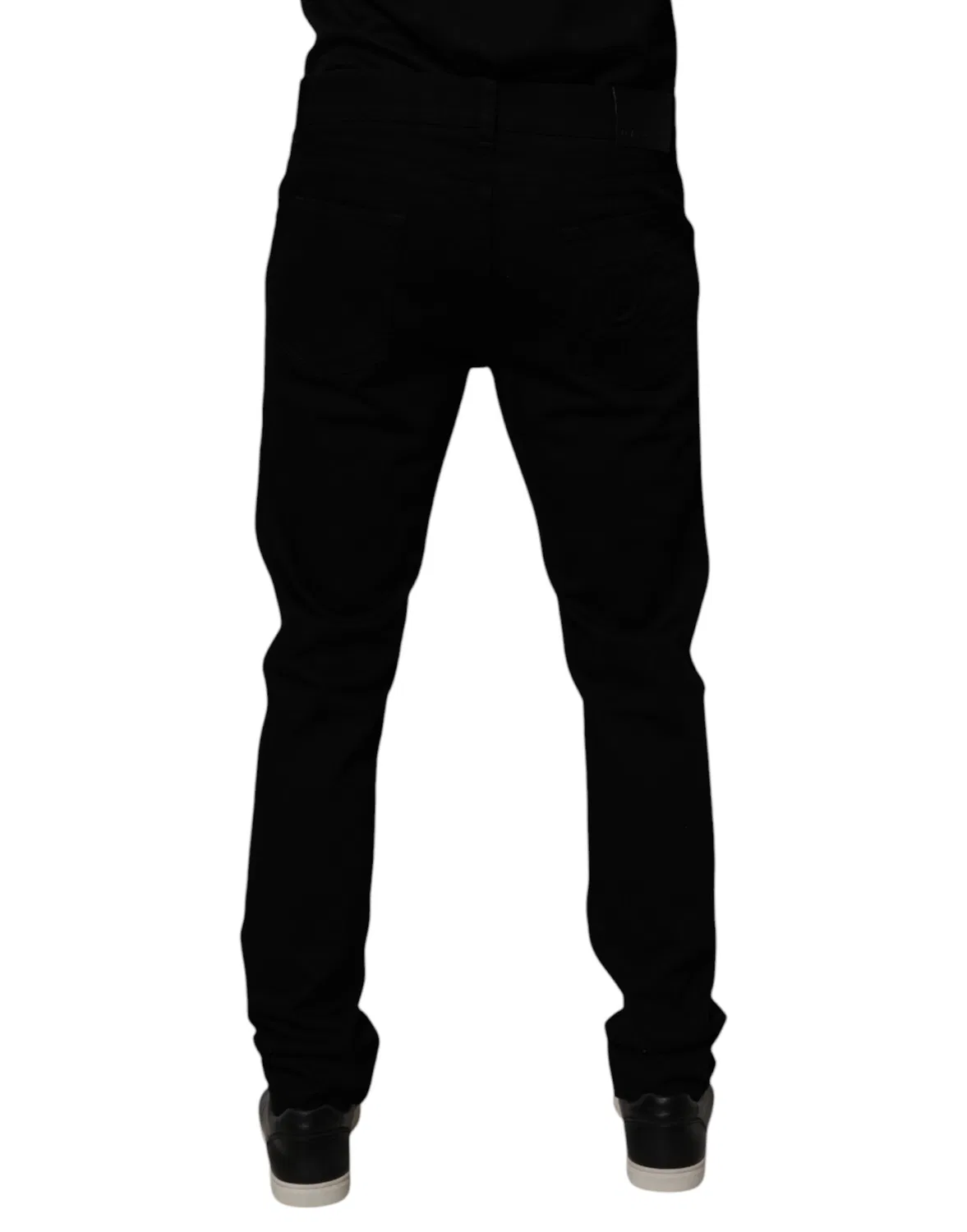 Мужские джинсы-скинни с логотипом Skinny Jeans Dolce & Gabbana, черный — фото 4