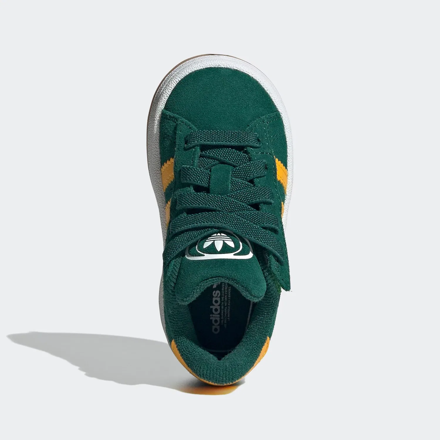 Детские кроссовки Campus 00s Adidas Originals, Collegiate Green / Crew Yellow / Cloud White — фото 4