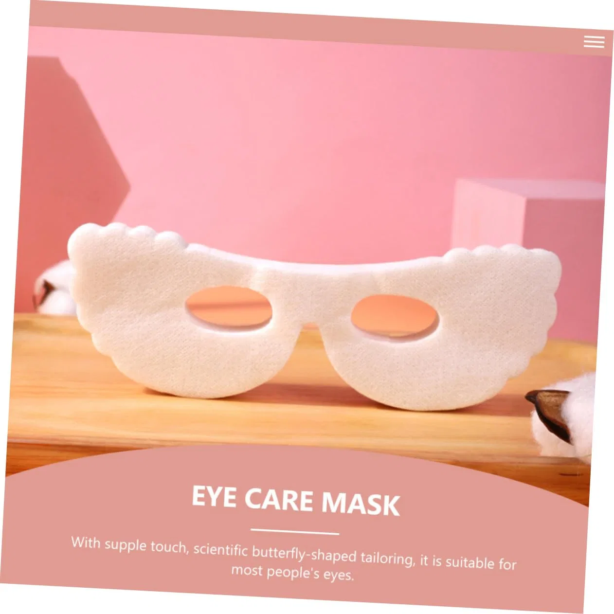 Патчи для глаз Disposable Eye Patches PLAFOPE, 80 шт, 17.5x6.5 см, Белый — фото 4