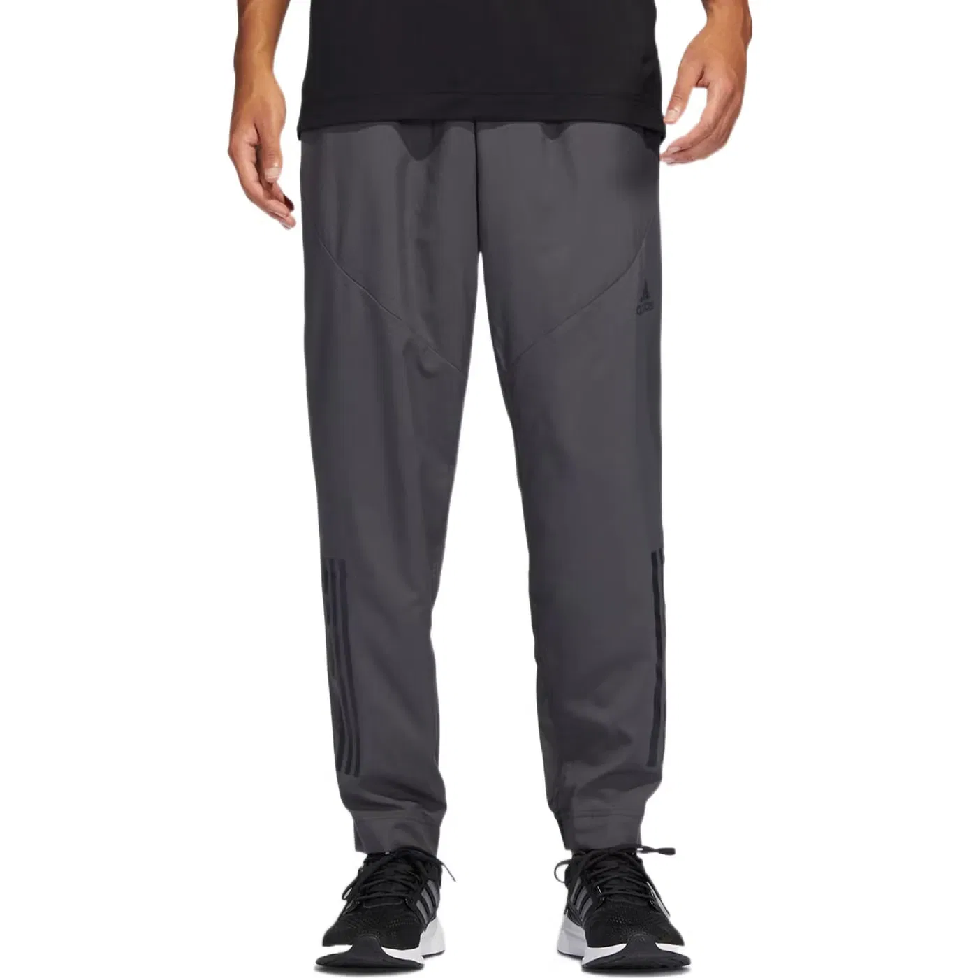 Штаны для тренировок с посадкой Asia, модель Workout Pant Asia Sizing, Adidas, серый — фото 2