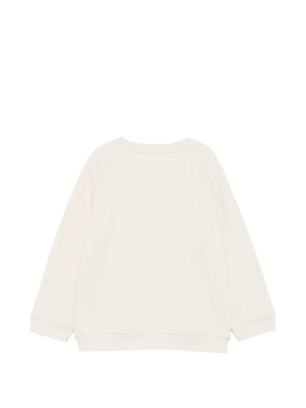 Свитшот реглан с графическим принтом Stella McCartney Kids, бежевый — фото 2