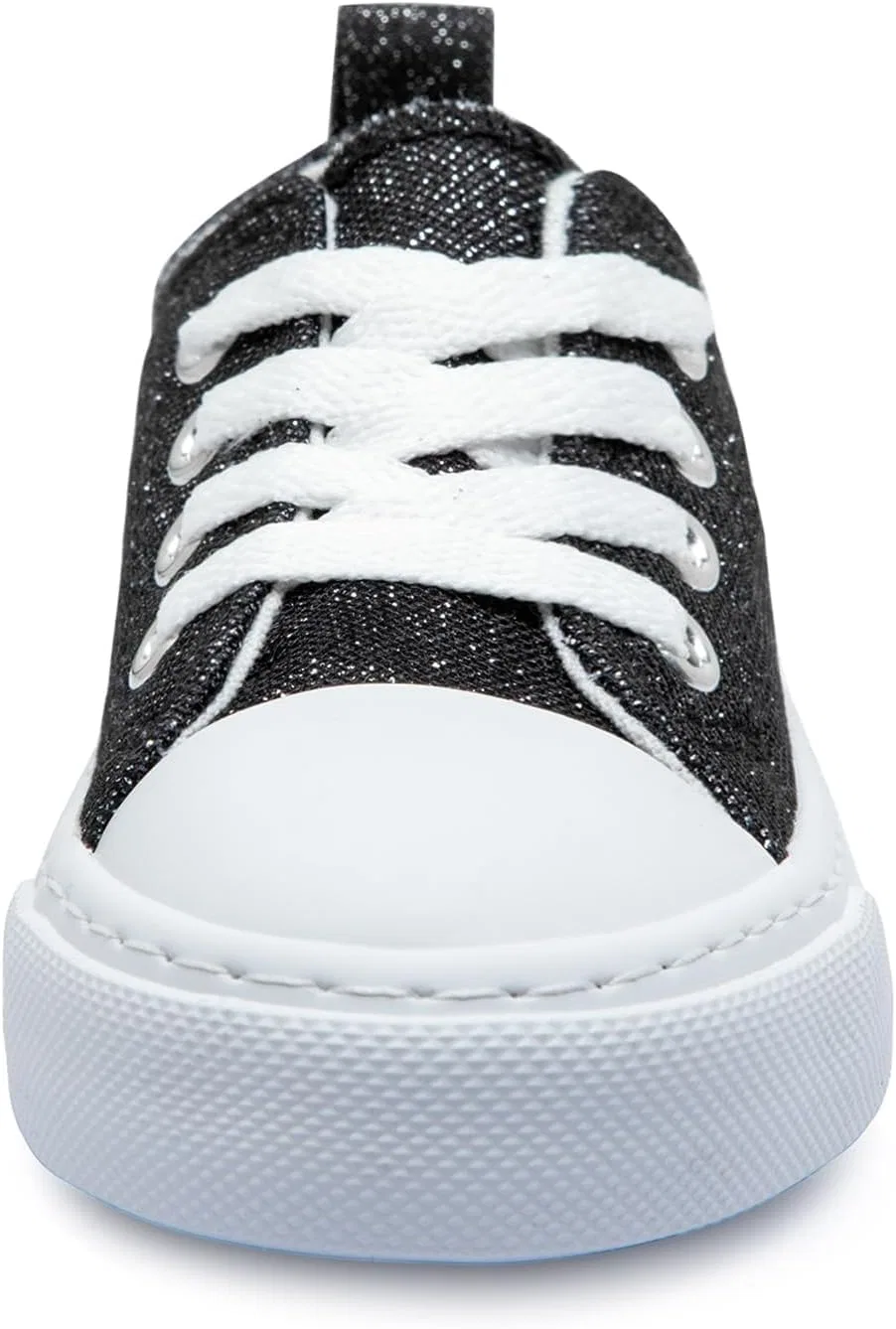 Детские кроссовки для мальчиков с блестками Toandon, Glitter-Black — фото 4