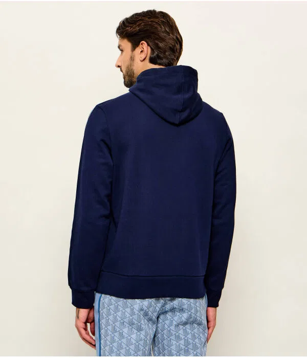 Толстовка мужская Lacoste Relaxed Fit, с капюшоном, Blu Marino — фото 3