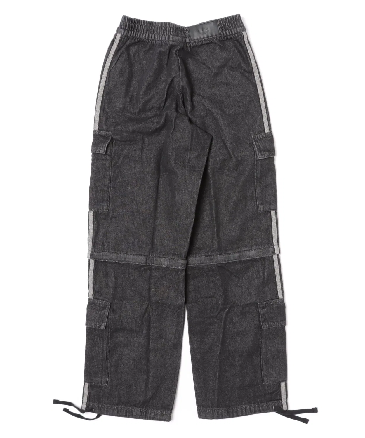 Женские джинсы 2-в-1 с логотипом Adidas, True Black Denim — фото 2