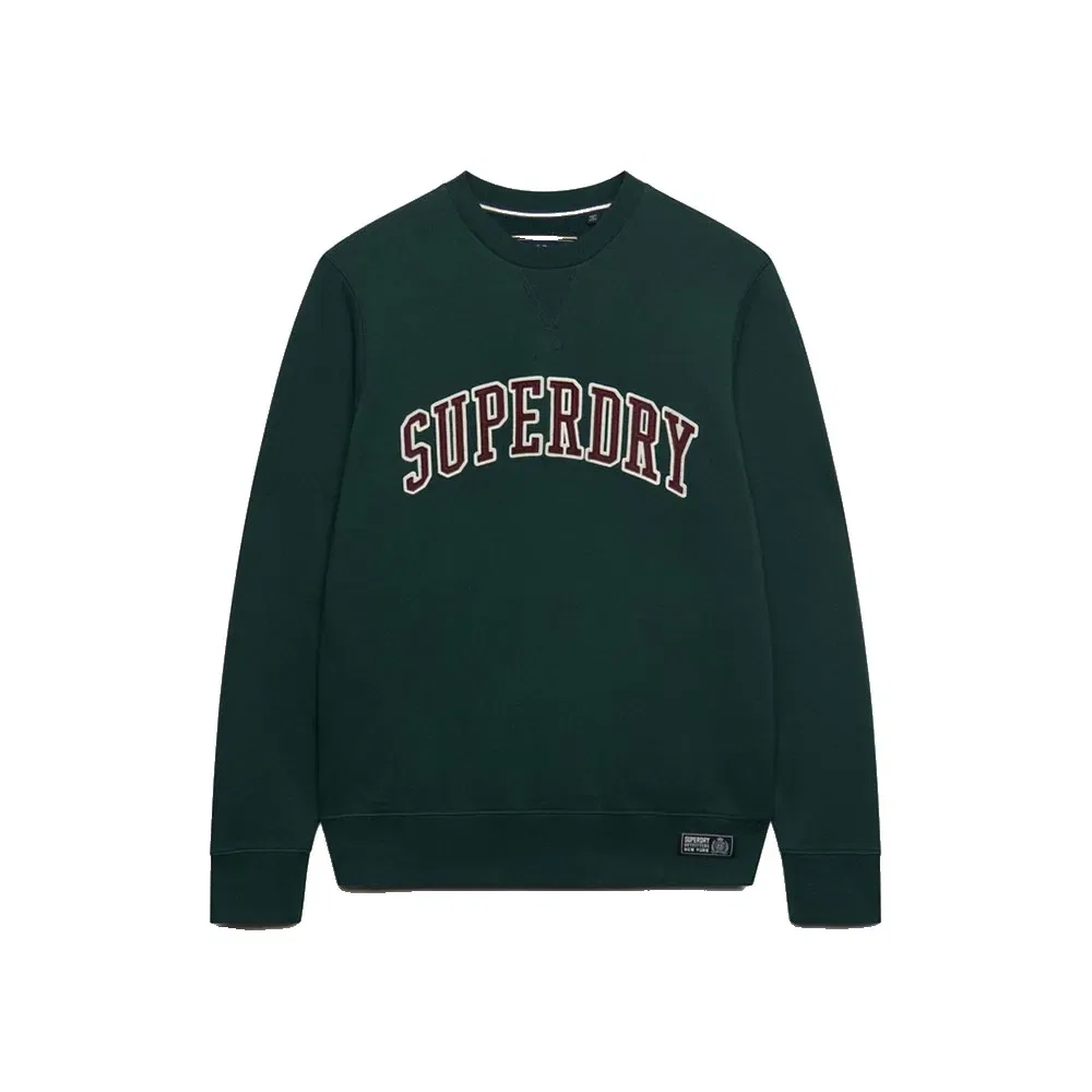 Мужской свитшот свободного кроя Athletic Applique Relaxed Superdry, Green — фото 3