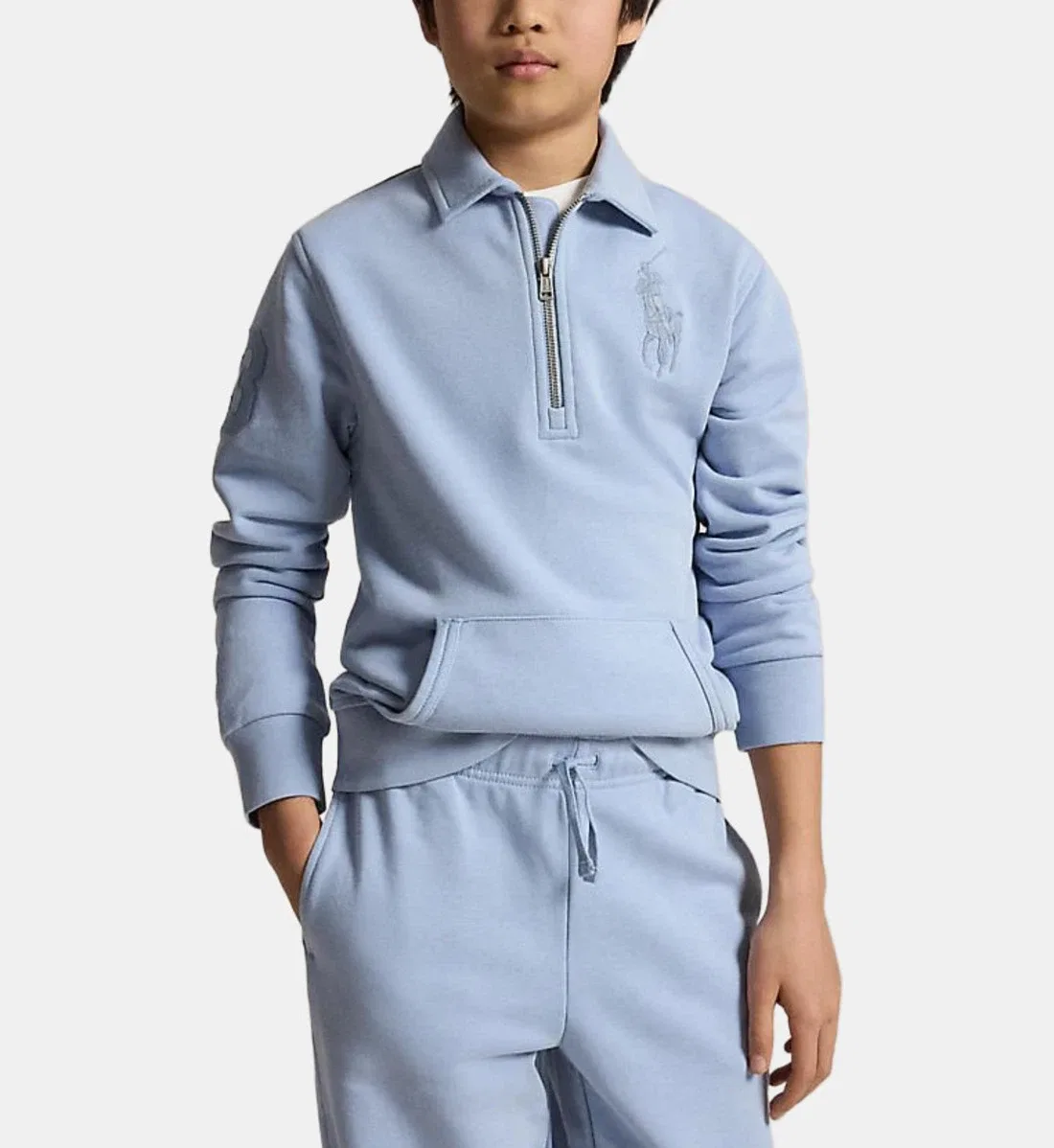 Толстовка из махровой ткани Big Pony POLO RALPH LAUREN, синий — фото 4