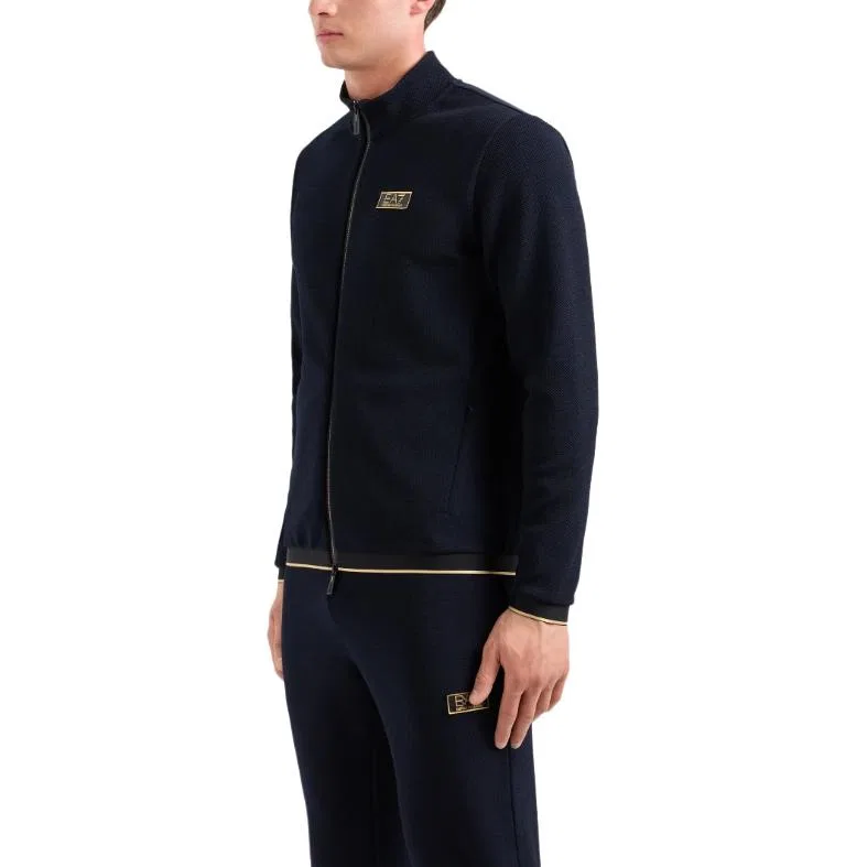 Мужская толстовка с длинным рукавом FW24 Emporio Armani, Navy Blue — фото 3