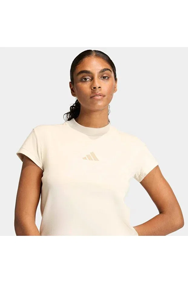 Женская футболка с коротким рукавом Z.N.E. Adidas, Beige — фото 4