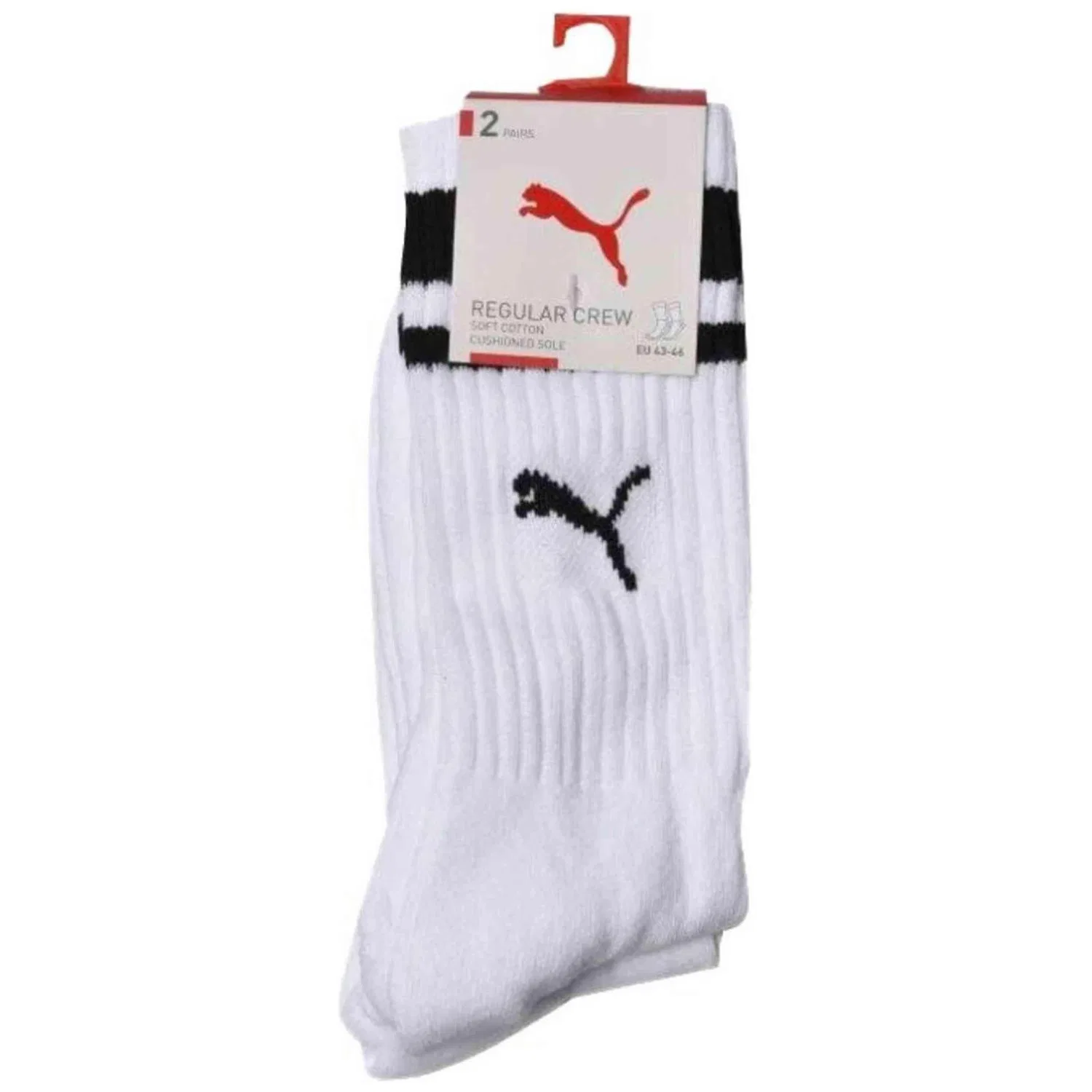 Детские носки Heritage Stripe Puma, Weiss — фото 3
