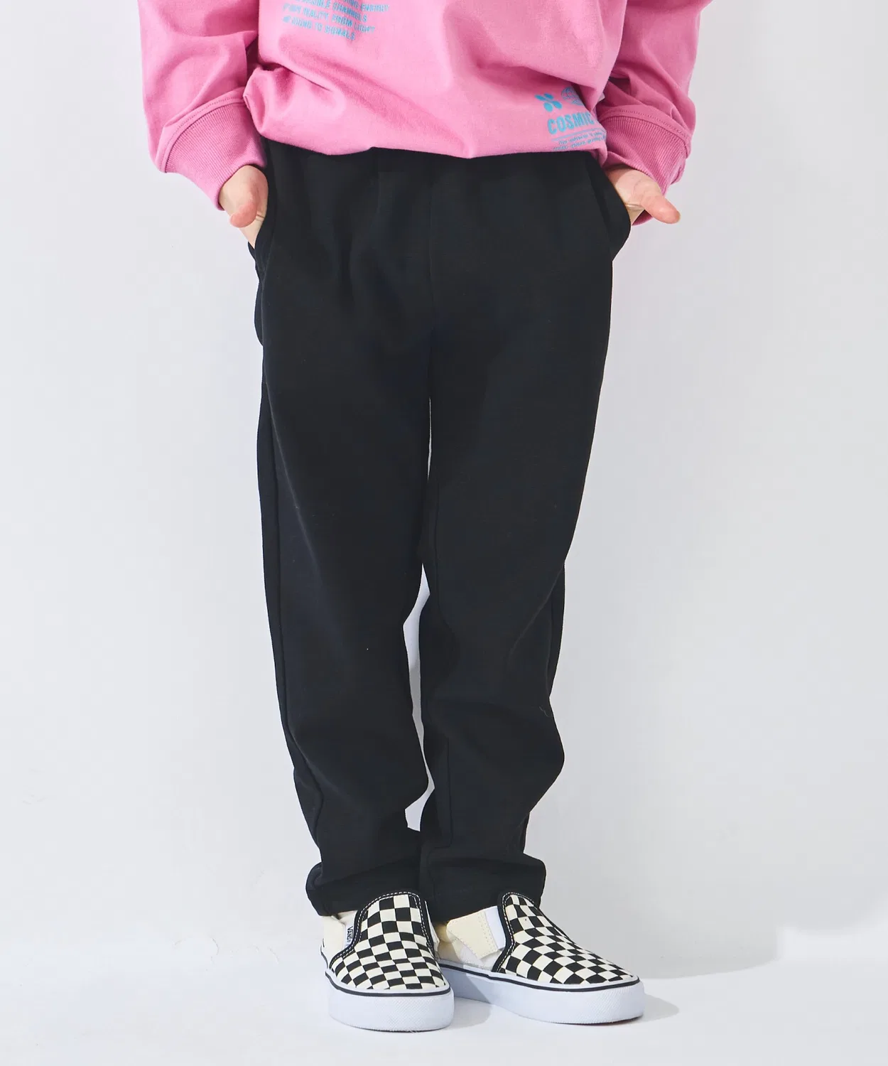 Детские спортивные брюки с утягивающим эффектом, модель 221262001, ever closet, Black