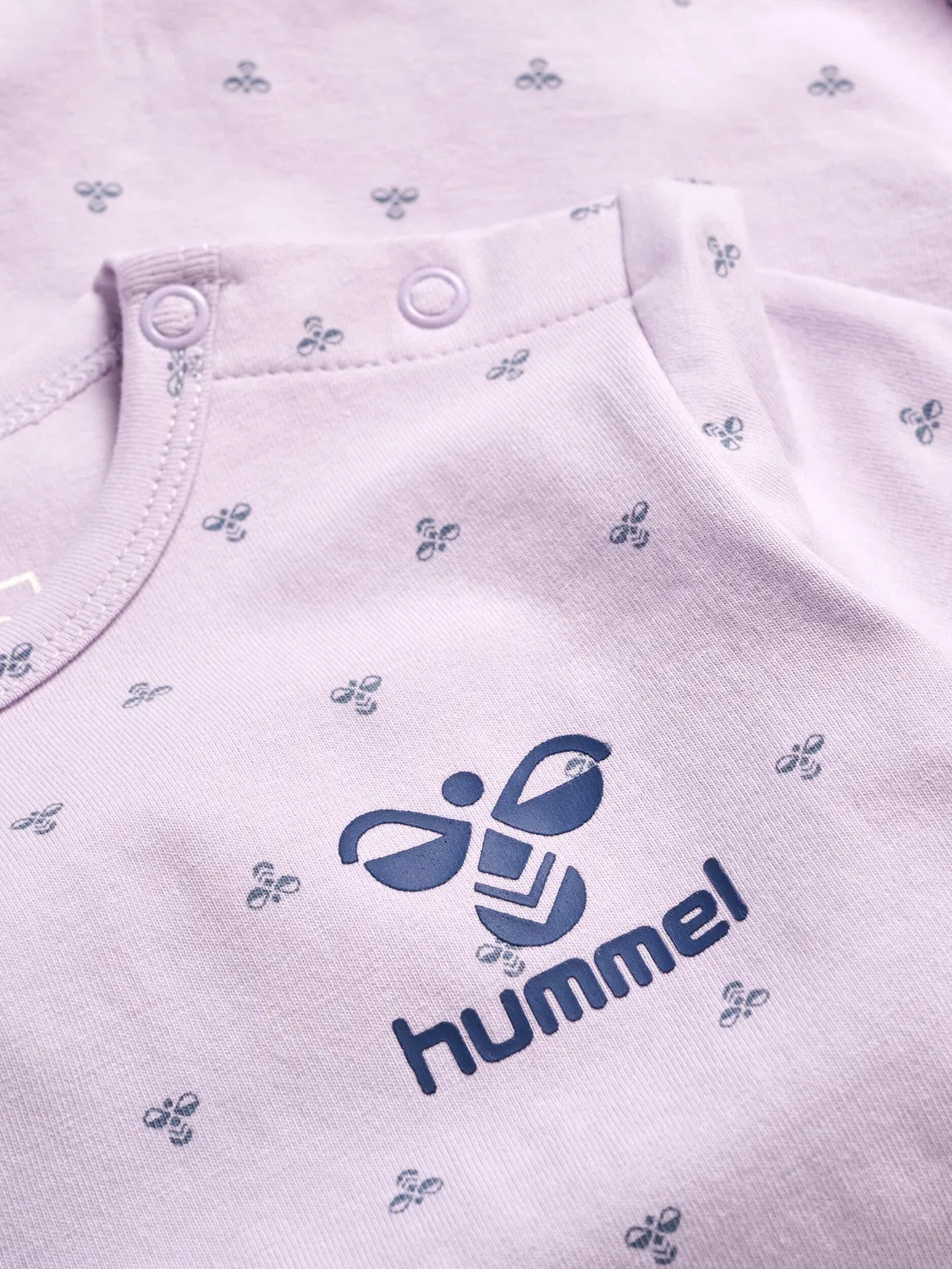 Детский боди с длинным рукавом Hmlbeesy Hummel, Hellindigo — фото 3