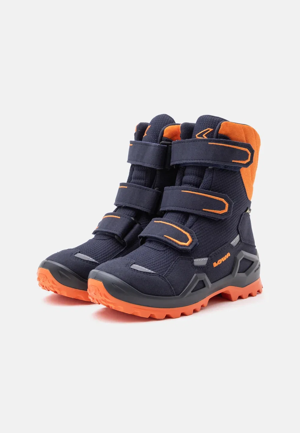 Зимние ботинки Milo evo gtx hi jr унисекс Lowa, Navy/Orange — фото 2