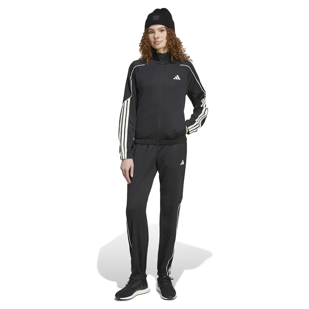 Женский спортивный костюм с молнией Stadium Adidas, Black