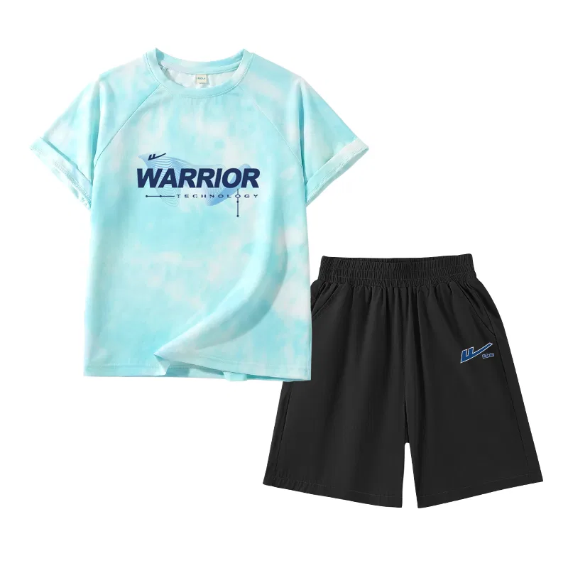 Детский спортивный комплект с принтом и логотипом WARRIOR