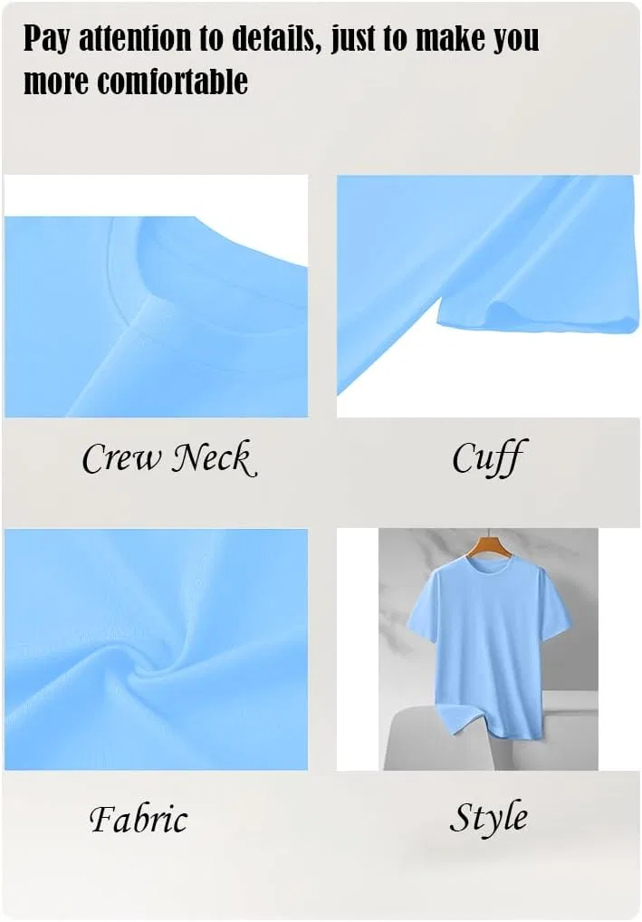 Мужская футболка с принтом Funny V-Neck Unisex, Carolina Blue — фото 3