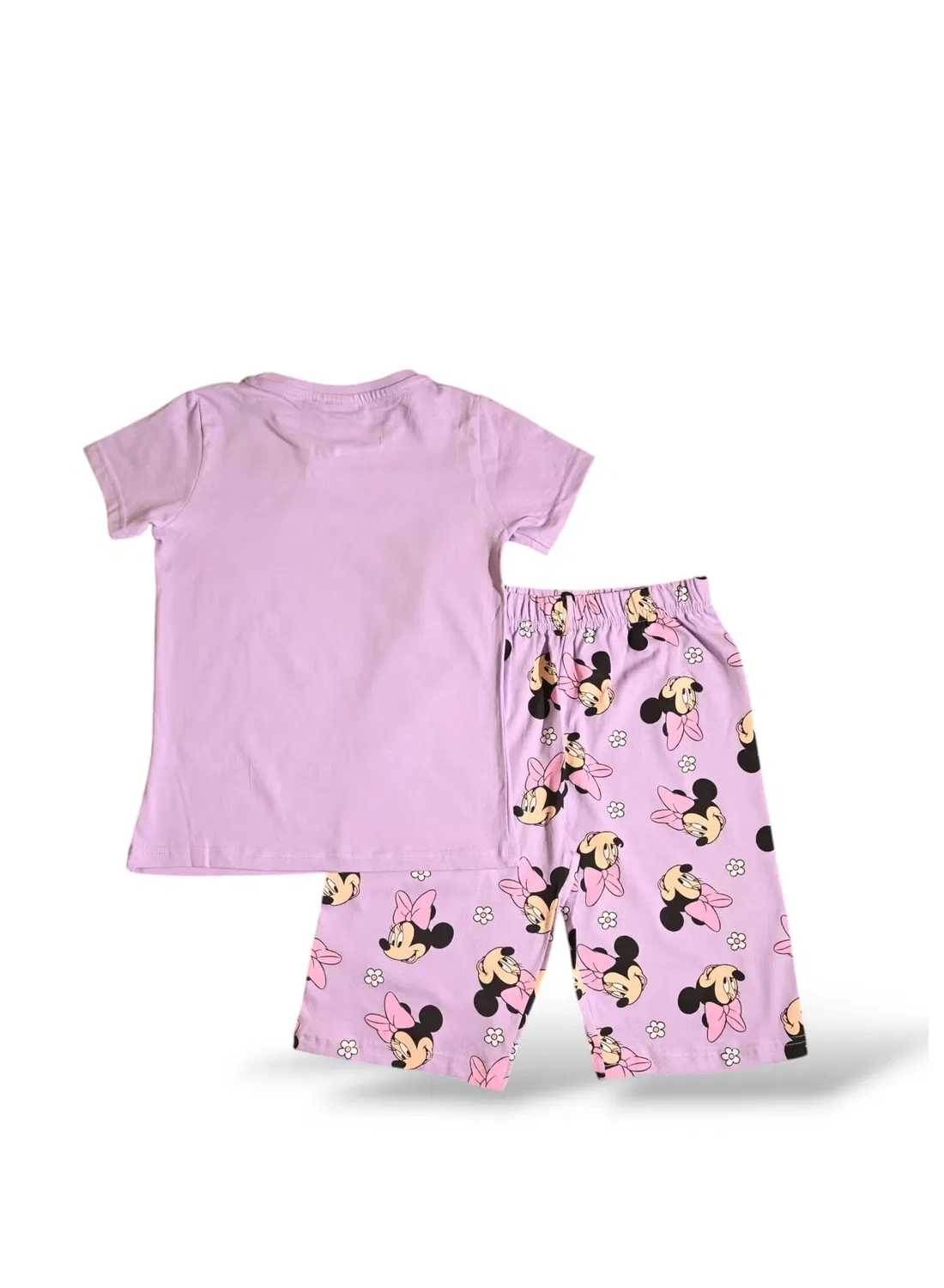 Комплект шорт с принтом Minnie Mouse, фиолетовый — фото 4