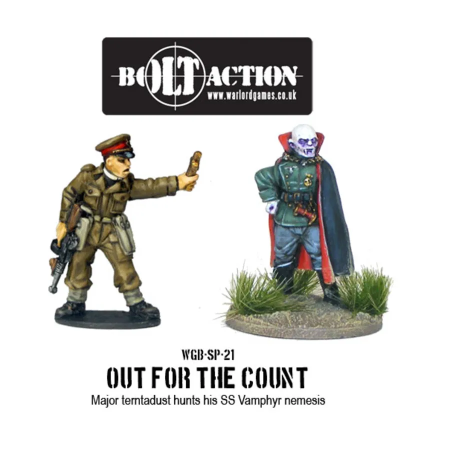 

Out for the Count - Майор Тернтадаст и Вамфир, Bolt Action - Occult Wars (28mm)