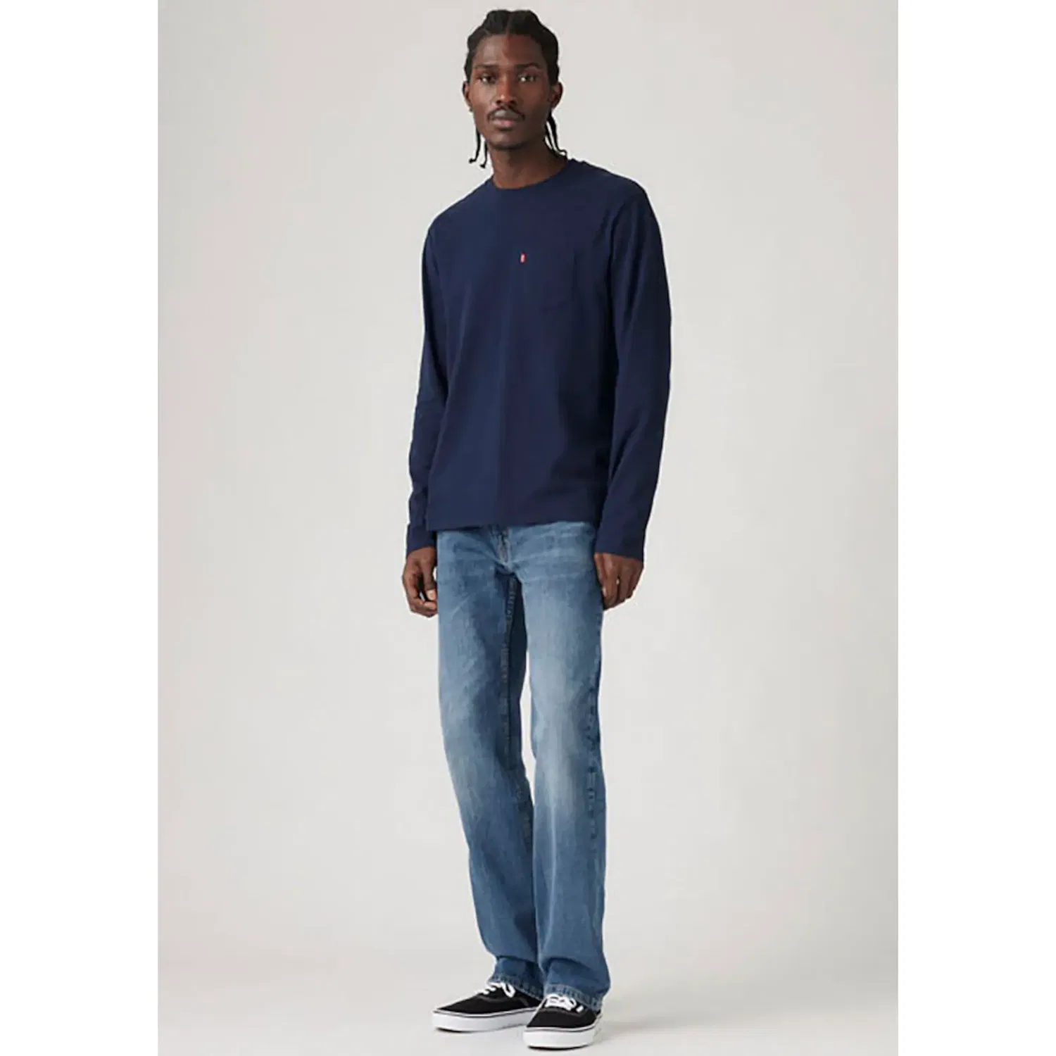Мужские джинсы клеш slim bootcut Levi's, Blue Tunes — фото 2