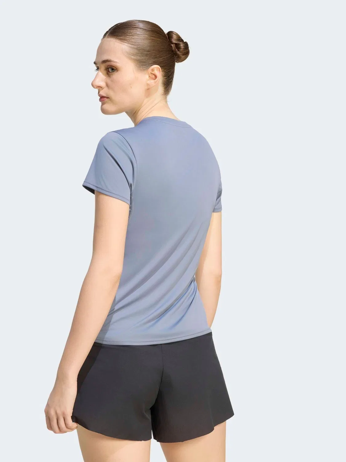 Футболка беговая Adizero Essentials adidas, серый — фото 2