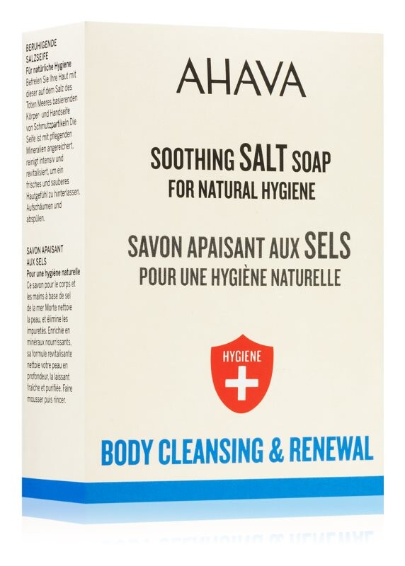 

Мыло для успокоения кожи AHAVA Hygiene+ Soothing Salt Soap