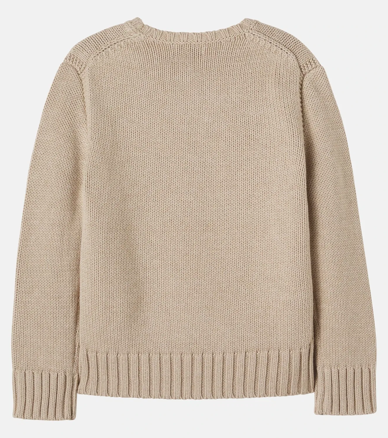 Свитшот хлопковый Polo Ralph Lauren Kids, бежевый — фото 3
