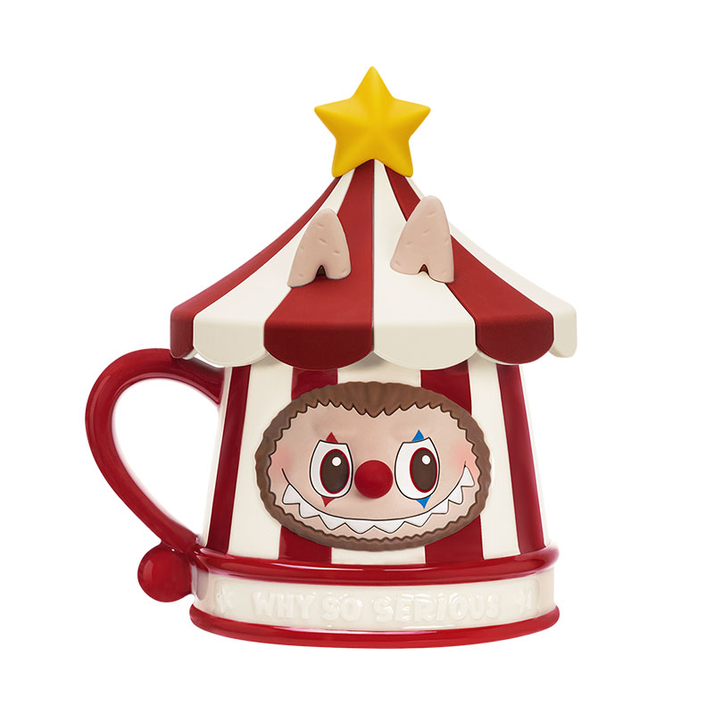 

Кружка POP MART WHY SO SERIOUS Labubu, красный/белый