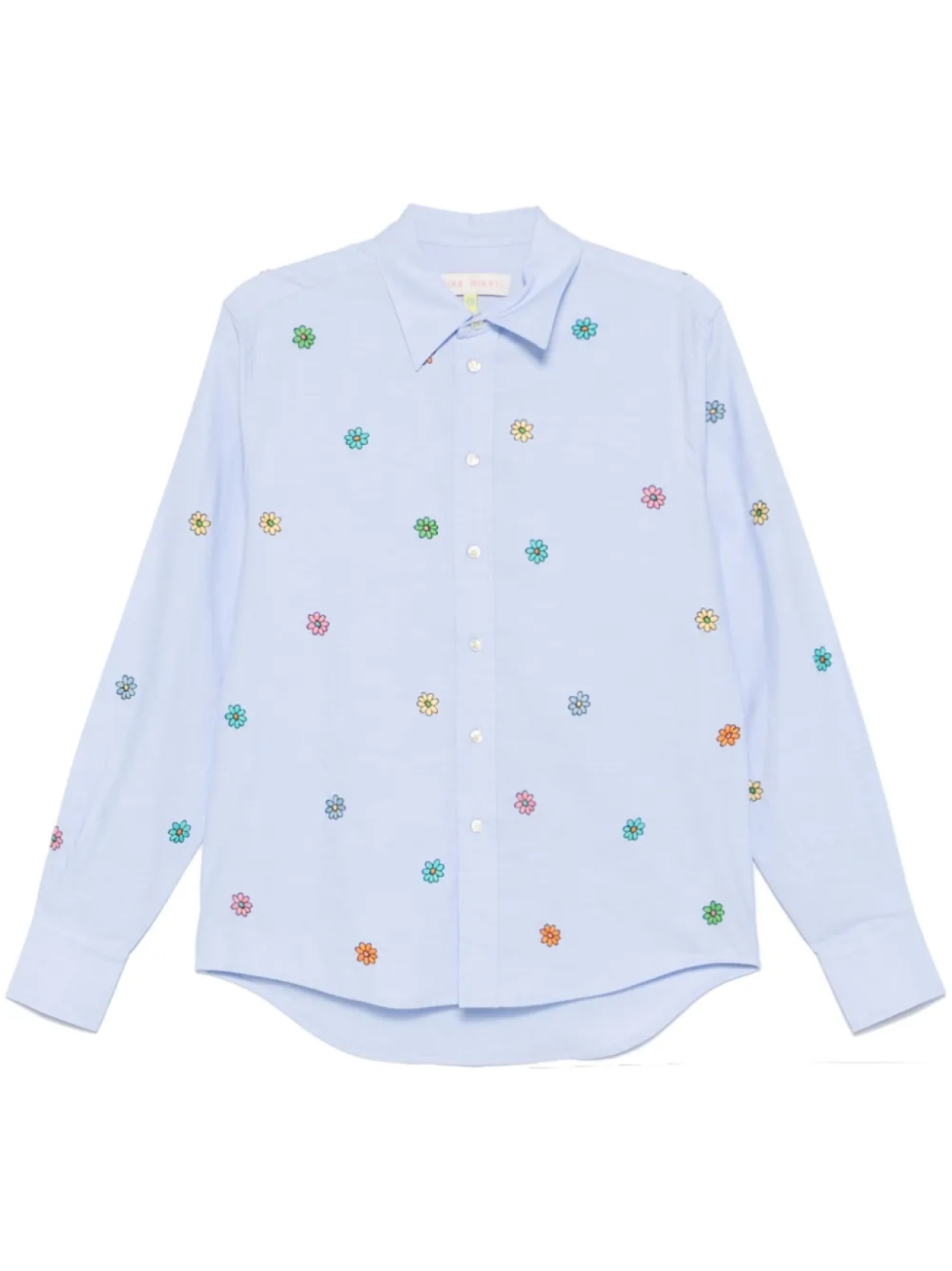 

Рубашка с цветочной вышивкой Mira Mikati, синий