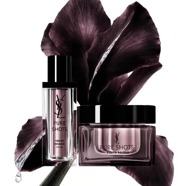 Сыворотка для лица с экстрактом ириса Pure Shots Youth Reload Serum Yves Saint Laurent, 30 мл — фото 2