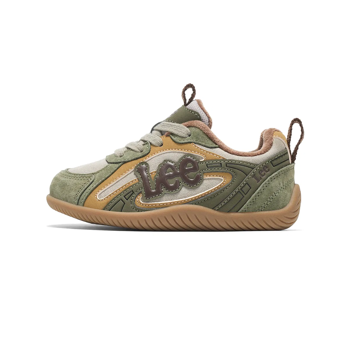 Детские спортивные ботинки с утеплителем Lee, Army Green